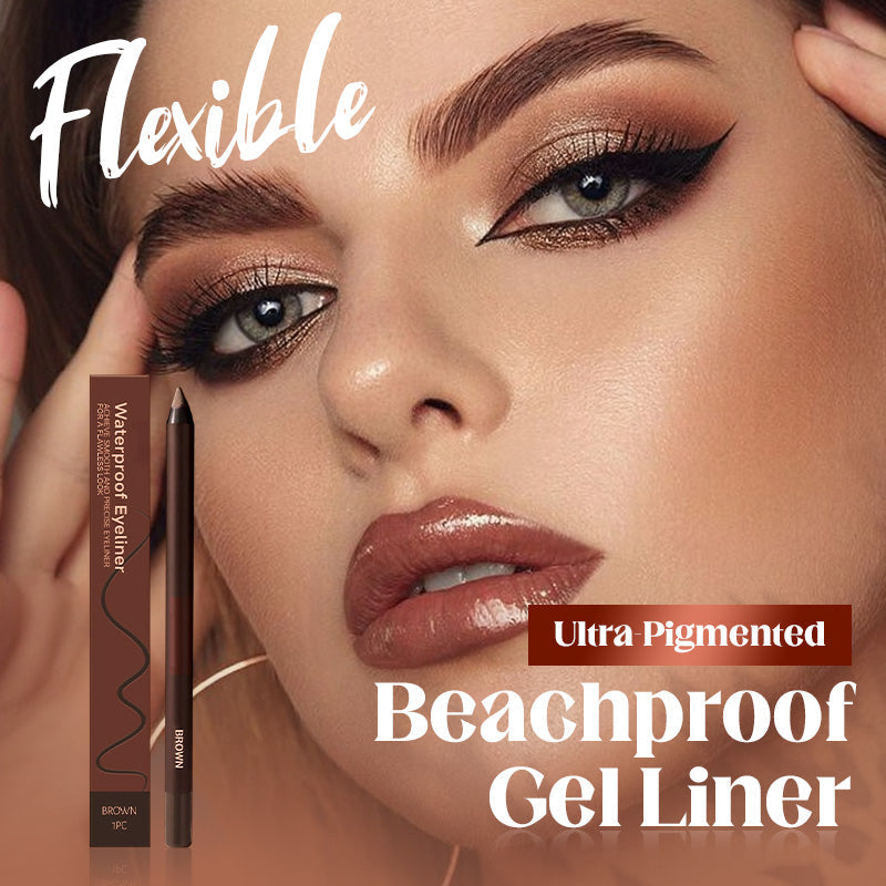 Ultra-Pigmented Beachproof Gel Pencil Eyeliner With Free Sharpener💛