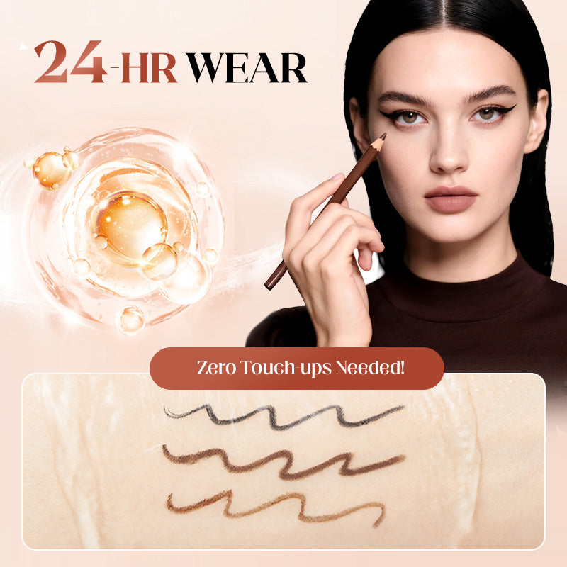 Limited Offer-Waterproof Eyeliner Duo Sharpenable Eye Pencil With Free Sharpener💖