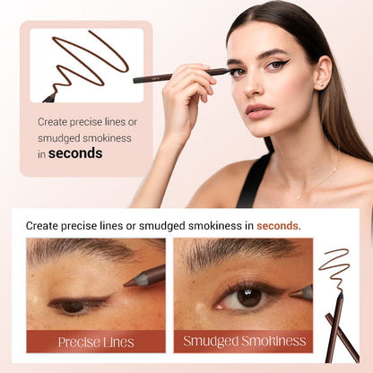 Limited Offer-Waterproof Eyeliner Duo Sharpenable Eye Pencil With Free Sharpener💖