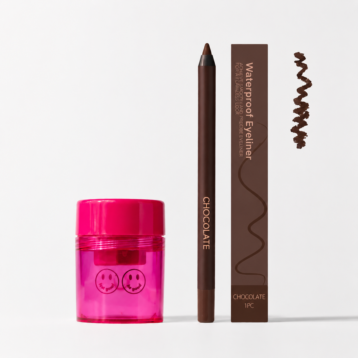 💜LAST DAY - BUY 1 GET 1 FREE-24HR Waterproof Eyeliner Duo Sharpenable Eye Pencil