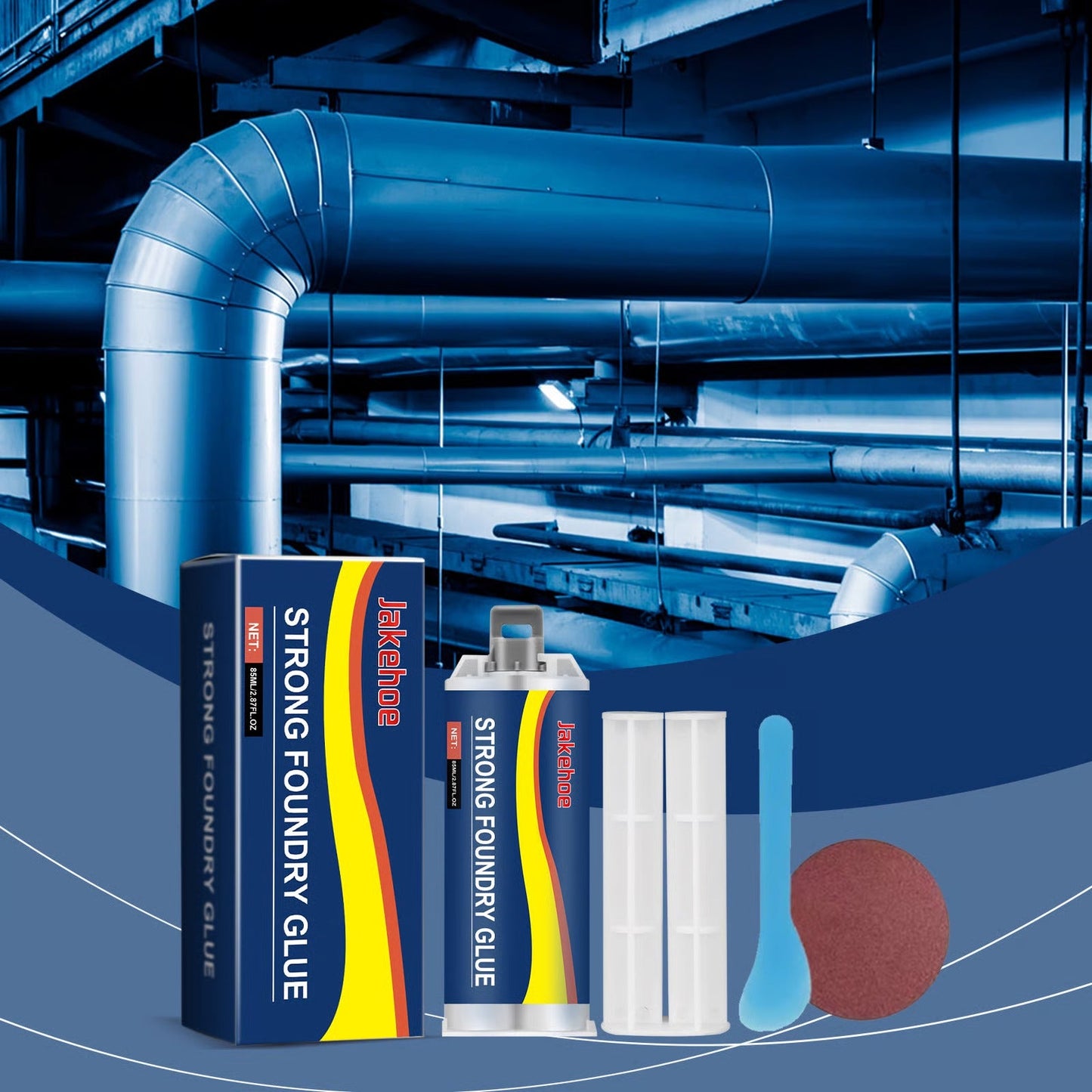 🛠️ BUY MORE GET MORE FREE ⚡ Heavy-Duty Industrial Adhesive – High-Strength Bond, Heat & Impact Resistant for Multiple Materials